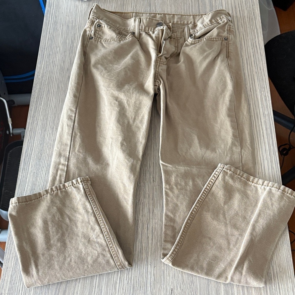 Levi’s 514 Straight Fit Men’s Jeans — Khaki / Tan — 30x30
New without tags!
